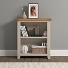 Windsor Low Bookcase - Putty/Oak