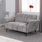 Amalfi 2 Seater Sofa - Grey Fabric