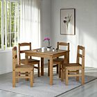 Panama Dining Set - Natural Wax