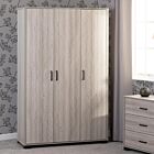 Oliver 3 Door Wardrobe - Light Oak Effect