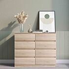 Malvern 8 Drawer Chest - Sonoma Oak Effect