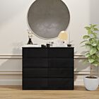 Malvern 8 Drawer Chest - Black