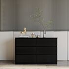 Malvern 6 Drawer Chest - Black