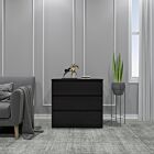Malvern 3 Drawer Chest - Black