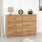 Dakota 6 Drawer Chest - Oak Effect