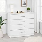 Dakota 4 Drawer Chest - White