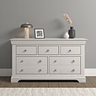 Bordeaux 3+2 Drawer Chest - Ivory