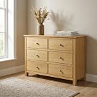 Cambridge 6 Drawer Chest - Honey