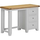 Windsor 3 Drawer Dressing Table - Pebble Grey/Oak