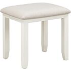 Bordeaux Dressing Table Stool - Ivory/Oat Fabric