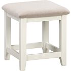 Windsor Dressing Table Stool - Ivory/Oat Fabric