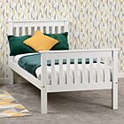Monaco 3' High End Bed - White
