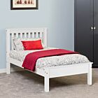 Monaco 3' Low End Bed - White