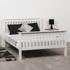 Monaco 4' High End Bed - White