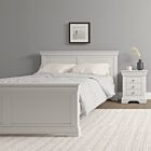 Bordeaux 4'6" High End Bed - Ivory
