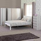 Monaco 5' Low End Bed - White