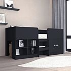 Orlando Low Sleeper Bed - Dark Grey