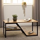 Durham Coffee Table - Light Oak Effect