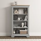 Bordeaux Bookcase - Pebble Grey/Oak
