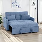 Chelsea Sofa Bed - Blue Fabric