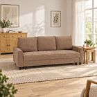 Hudson Sofa Bed - Brown Fabric