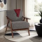 Kendra Accent Chair - Grey Fabric