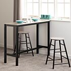 Athens Breakfast Bar Set - Concrete Effect