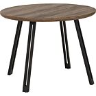 Quebec Round Dining Table - Medium Oak Effect