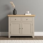 Windsor 2 Door 2 Drawer Sideboard - Putty/Oak