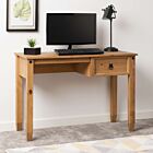 Budget Mexican Study Desk - Distressed Waxed Pine