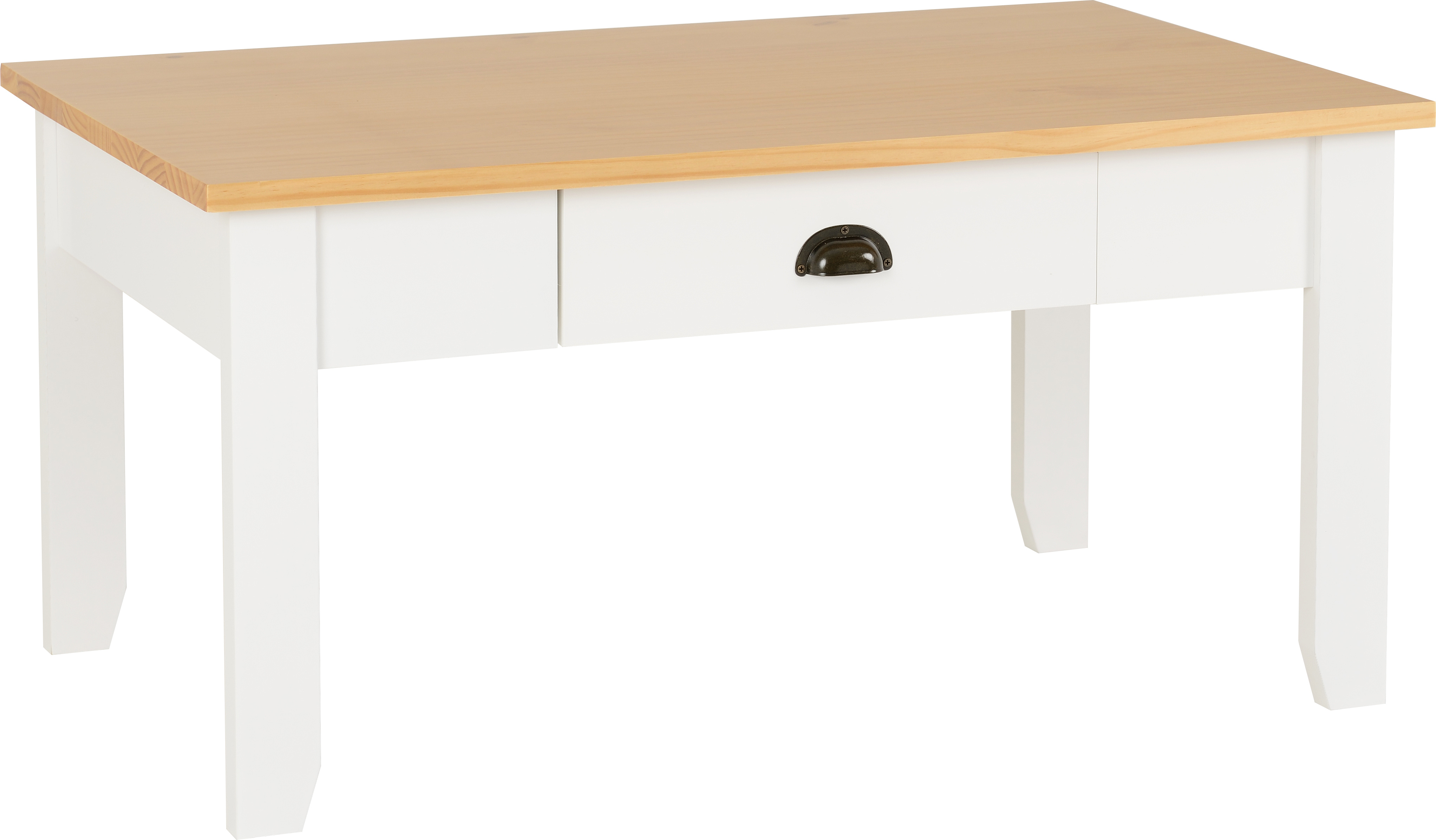 White Seconique Ludlow Lamp Table One Size 