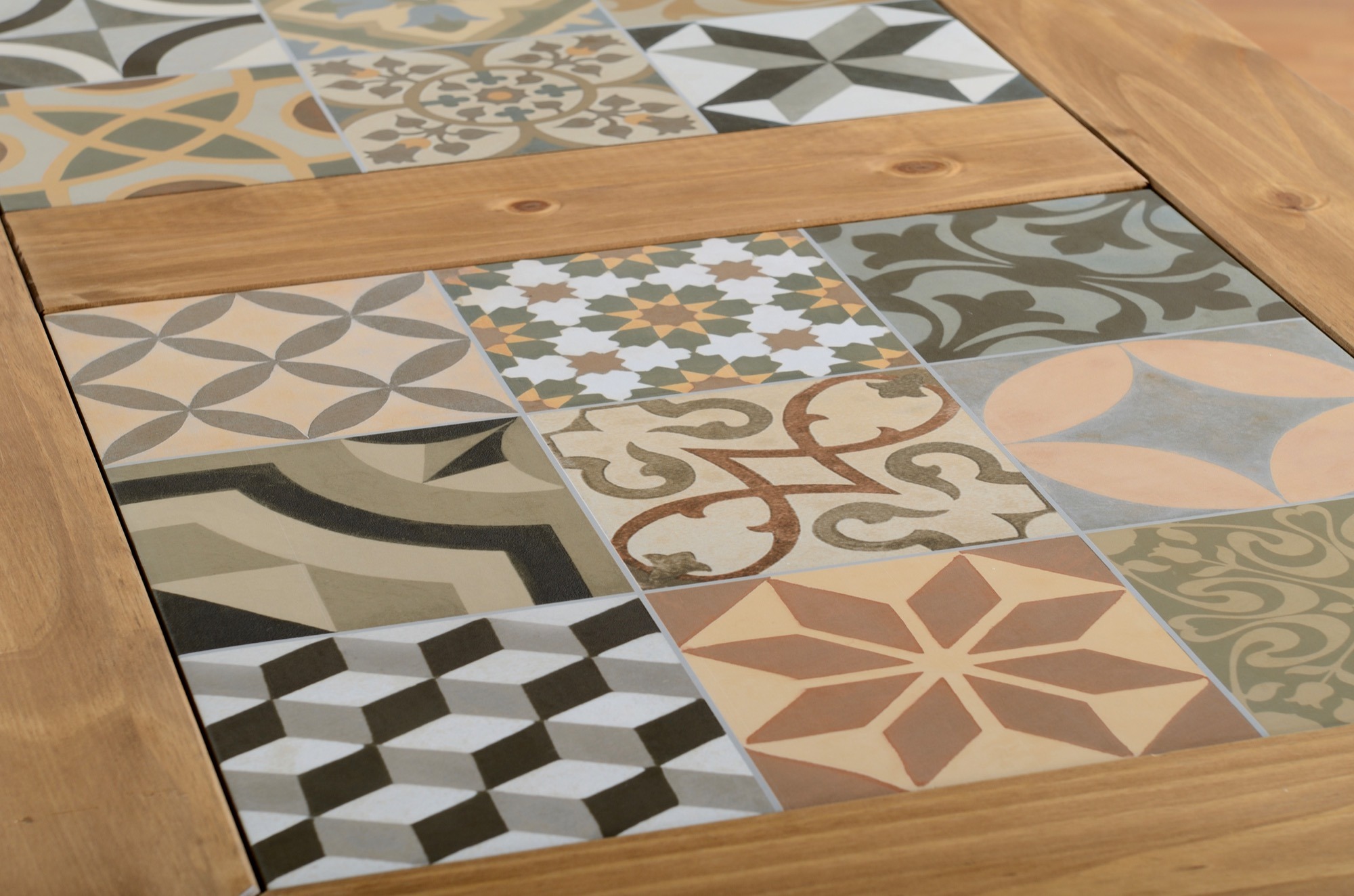 tables tiled