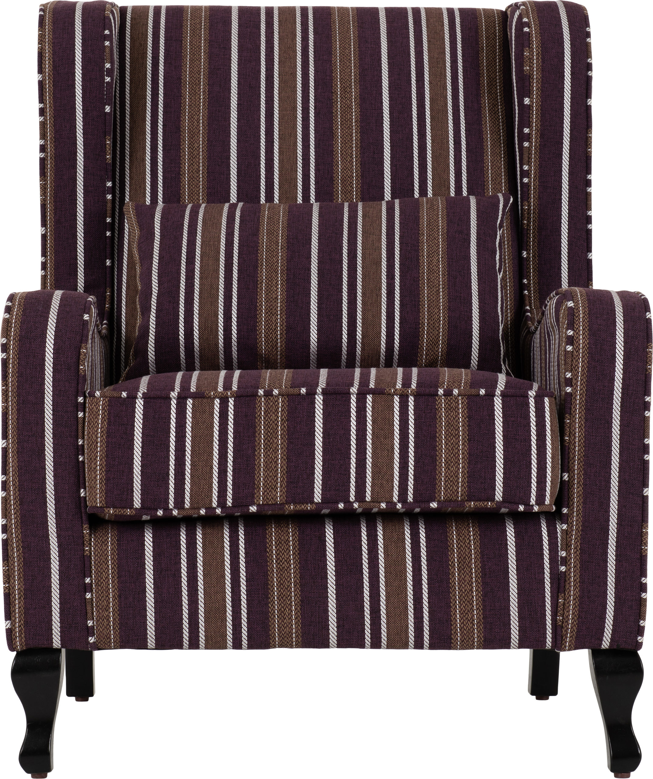 Seconique Sherborne Fireside Chair 889.95 x 769.95 x 889.95 cm Lace Beige Striped Fabric 