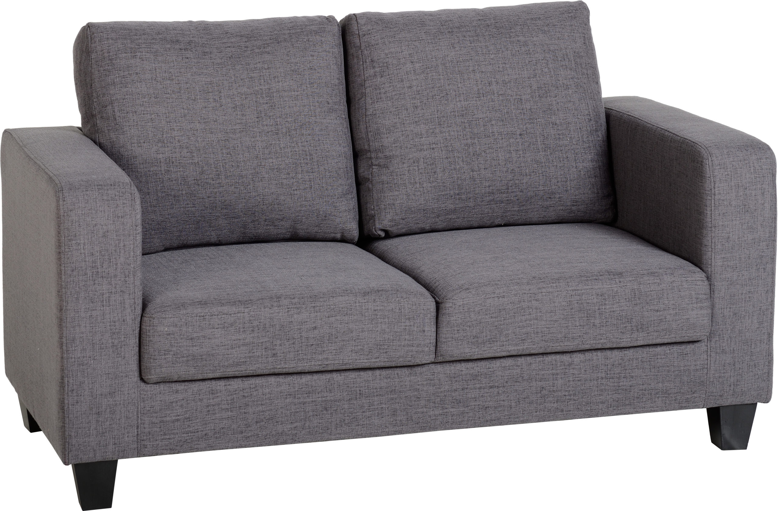 Tempo Two Seater Sofa-in-a-Box - Grey Fabric