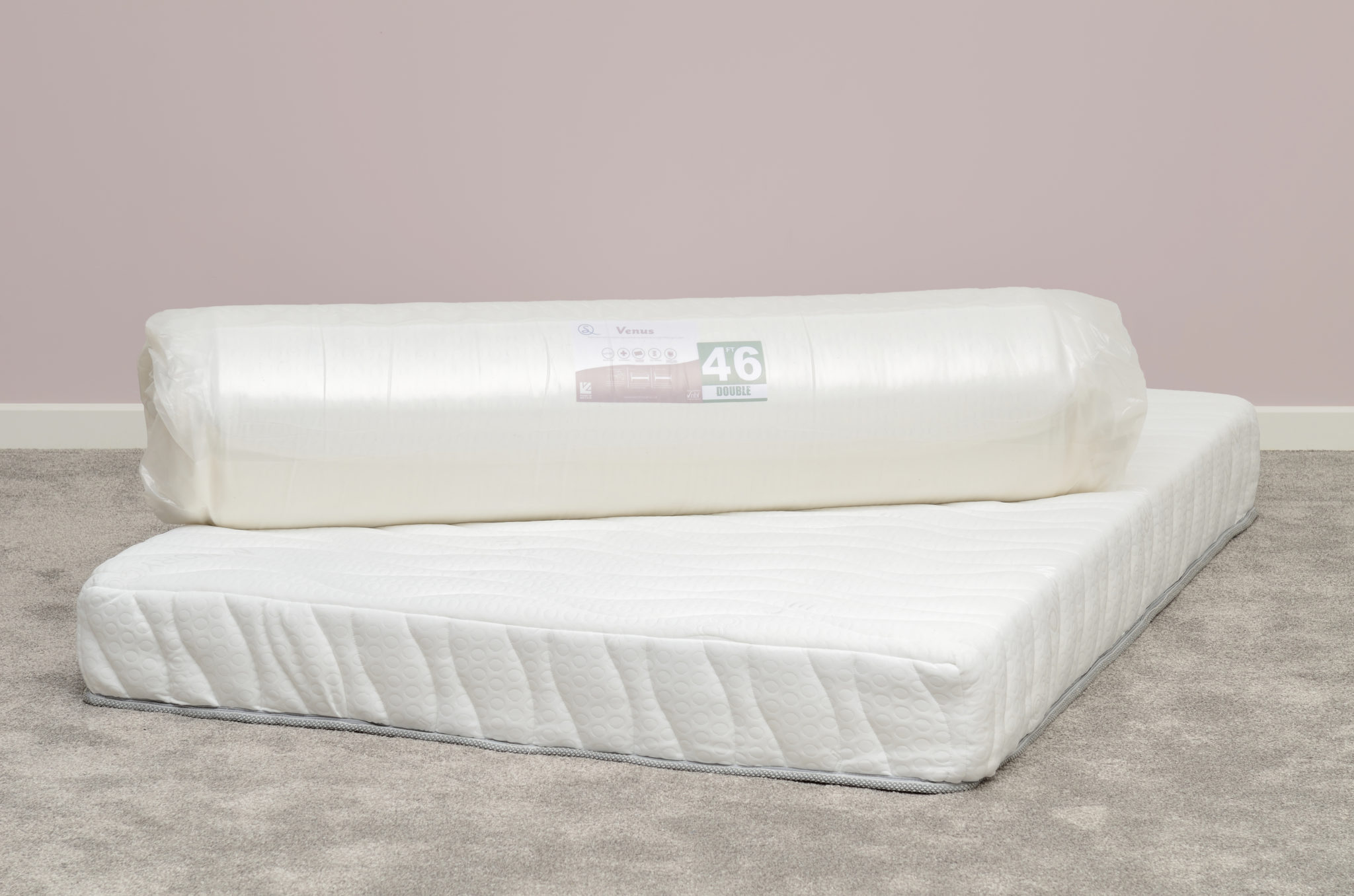 deluxe memory spring rolled mattress