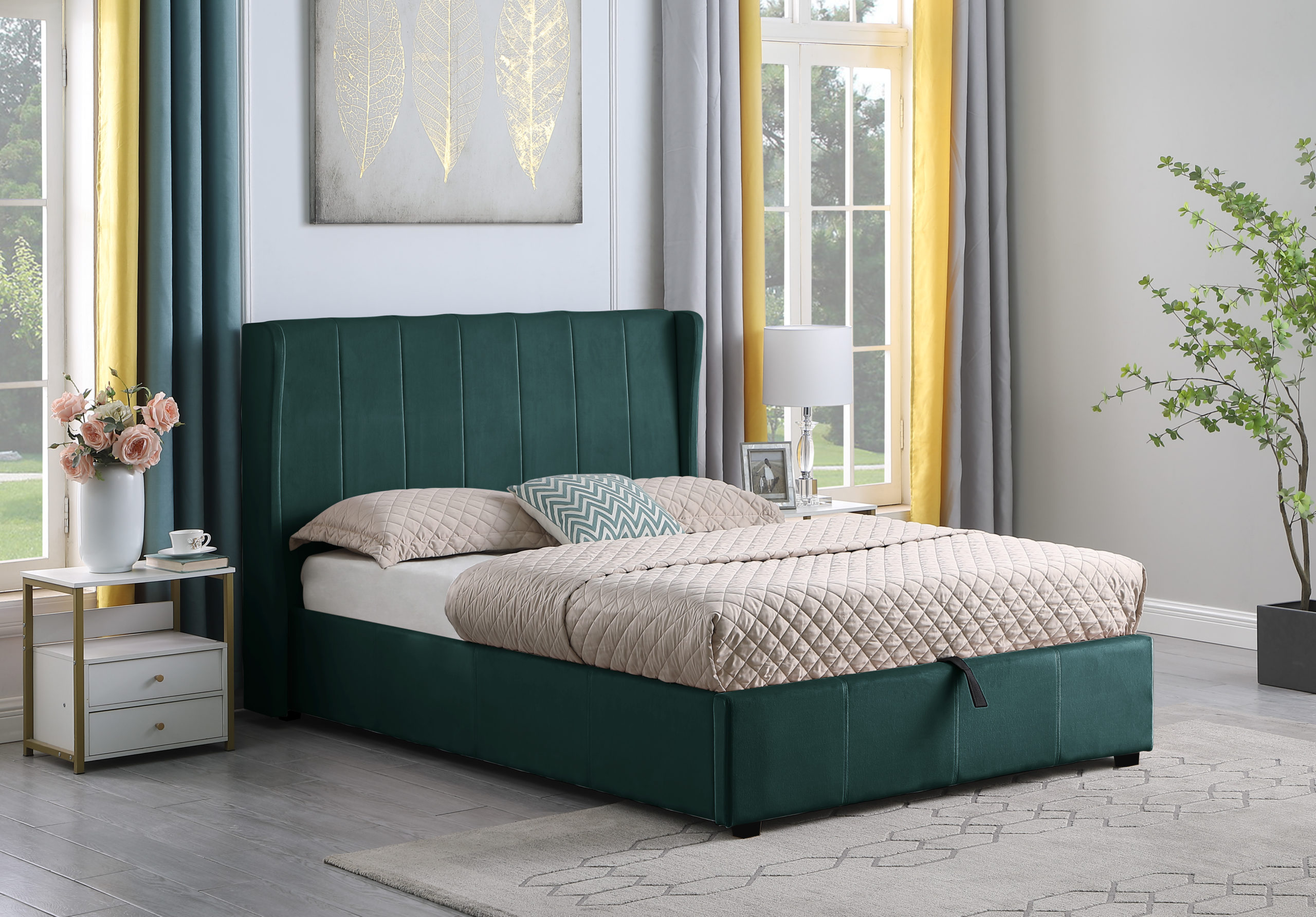amelia fabric sofa bed